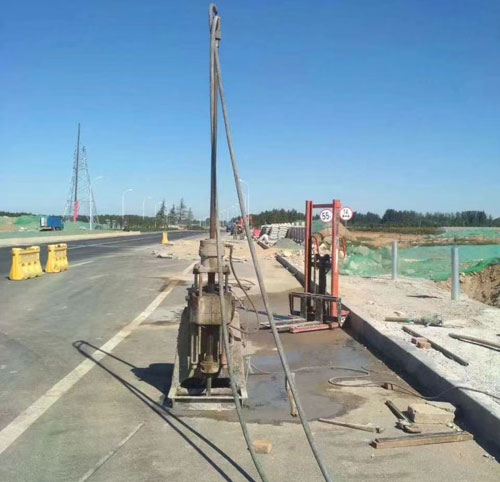 紫阳公路高聚物注浆加固